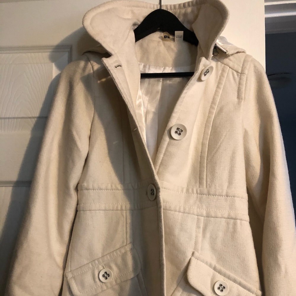 Nordstrom Cream Pea Coat